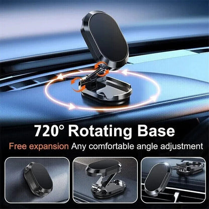 Supporto Magnetico Auto per Smartphone Pieghevole Rotante 360°