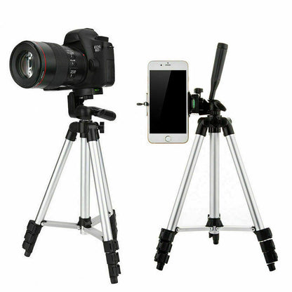 Treppiede Professionale Alluminio 117cm per Smartphone e Fotocamera