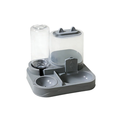 Mangiatoia Automatica 2 in 1 per Gatti con Dispenser Acqua