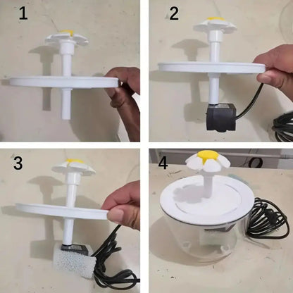 Fontanella Automatica per Gatti e Cani 1,2L con Filtro