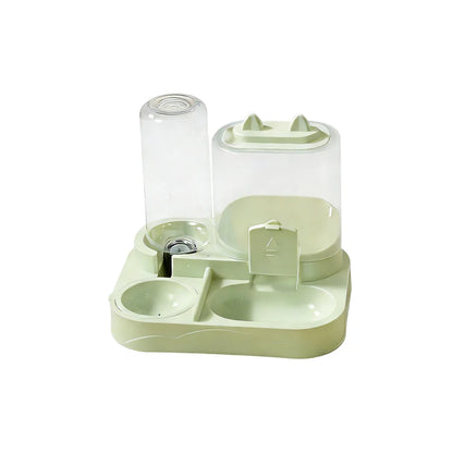 Mangiatoia Automatica 2 in 1 per Gatti con Dispenser Acqua
