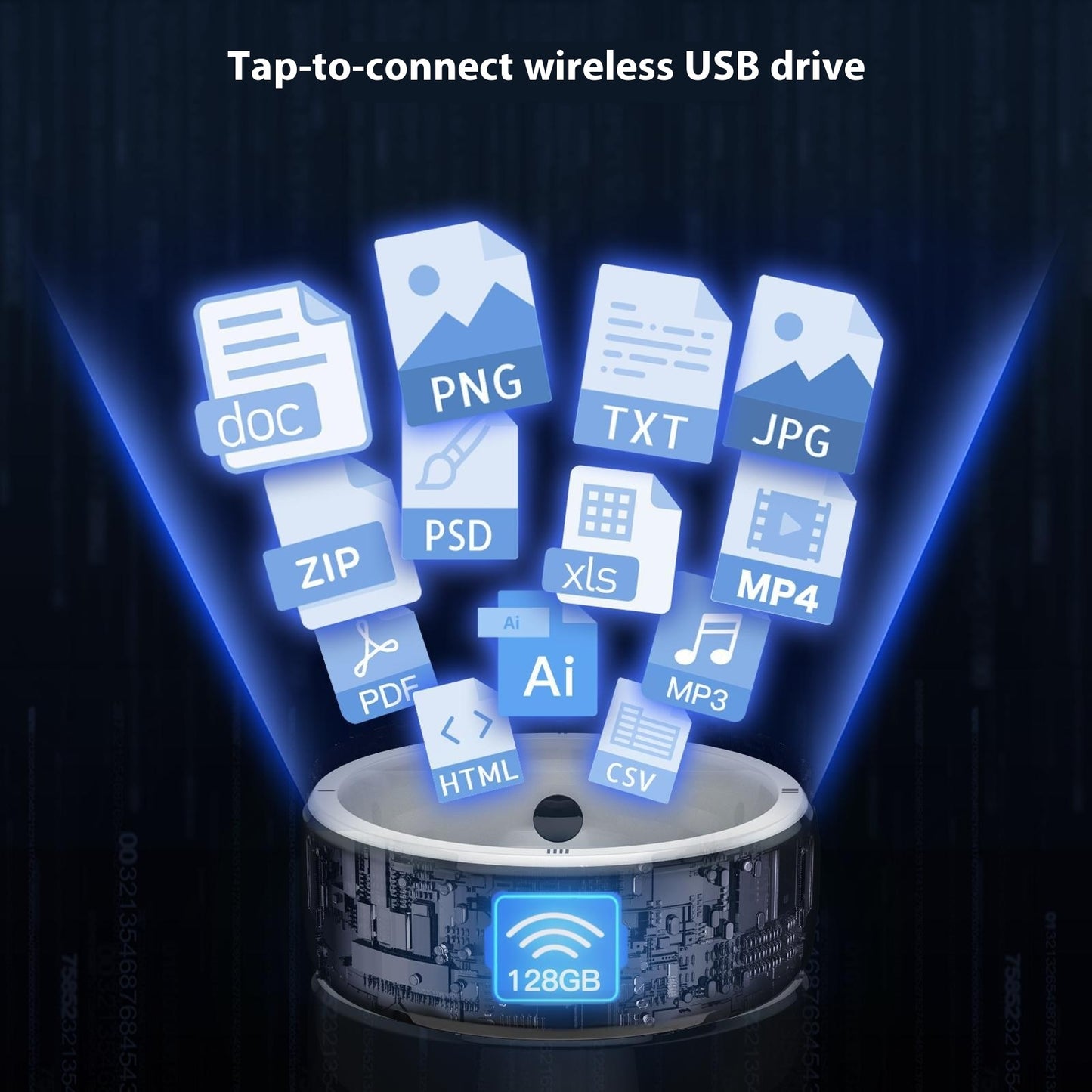Smart Ring R5 Jikongzhe - Anello Intelligente NFC Multifunzione