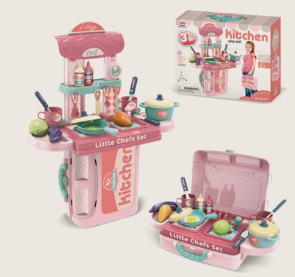 Set Giochi di Ruolo per Bambini - Cucina Dottore Trucco Attrezzi