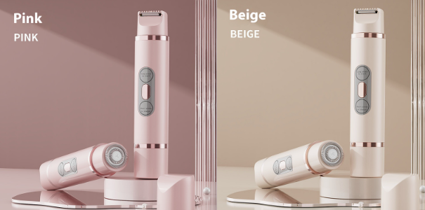 Rasoio Elettrico Donna Doppia Testina Indolore - Epilatore USB Ricaricabile
