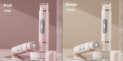 Rasoio Elettrico Donna Doppia Testina Indolore - Epilatore USB Ricaricabile