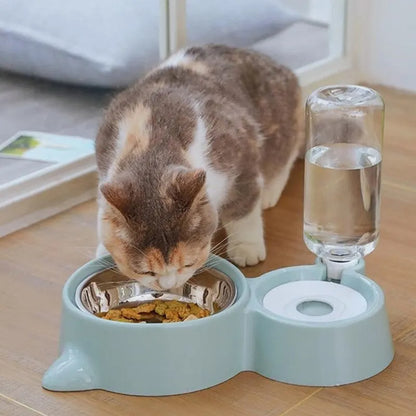 Ciotola Automatica per Cani e Gatti - Fontana Acqua con Dispenser Antigravità