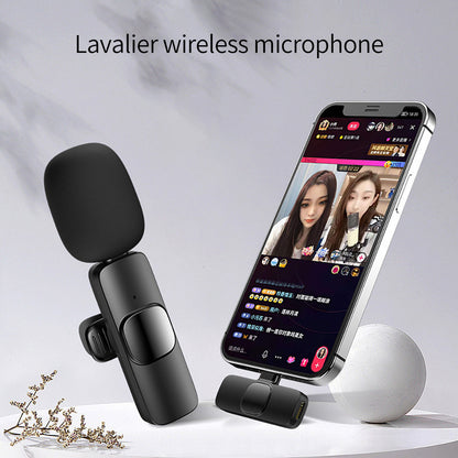 Microfono Wireless Lavalier per iPhone e Android - Audio Professionale