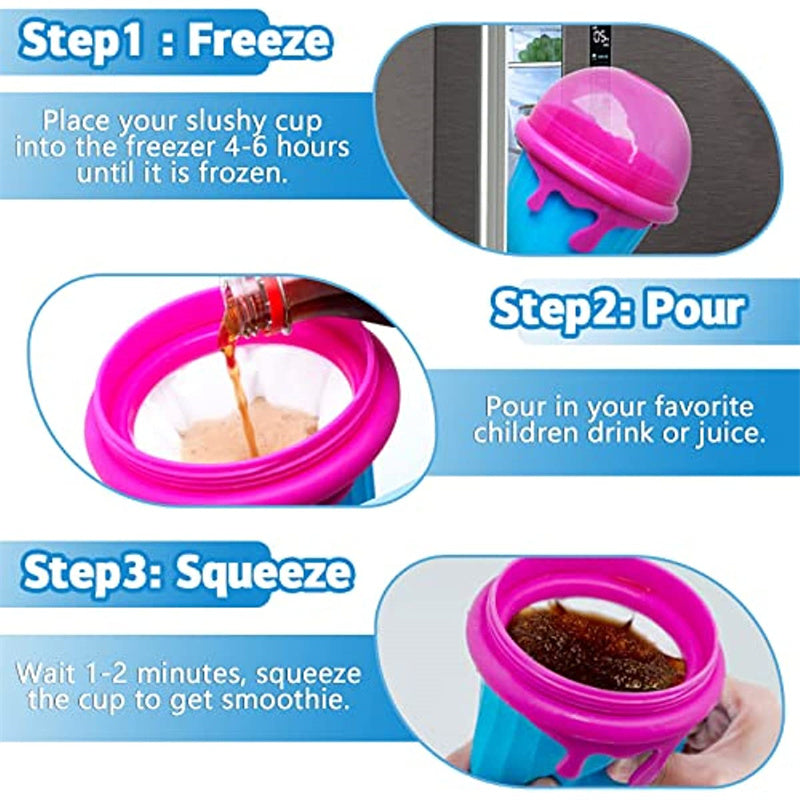 Magic Slushy Cup - Bicchiere Granita Istantanea Fatto in Casa | Slushy Maker