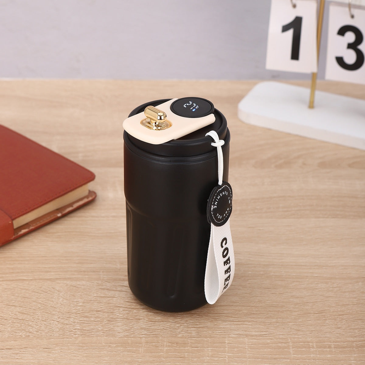 Borraccia Termica Smart Digitale 450ml - Bottiglia Acciaio Inox con Display Temperatura