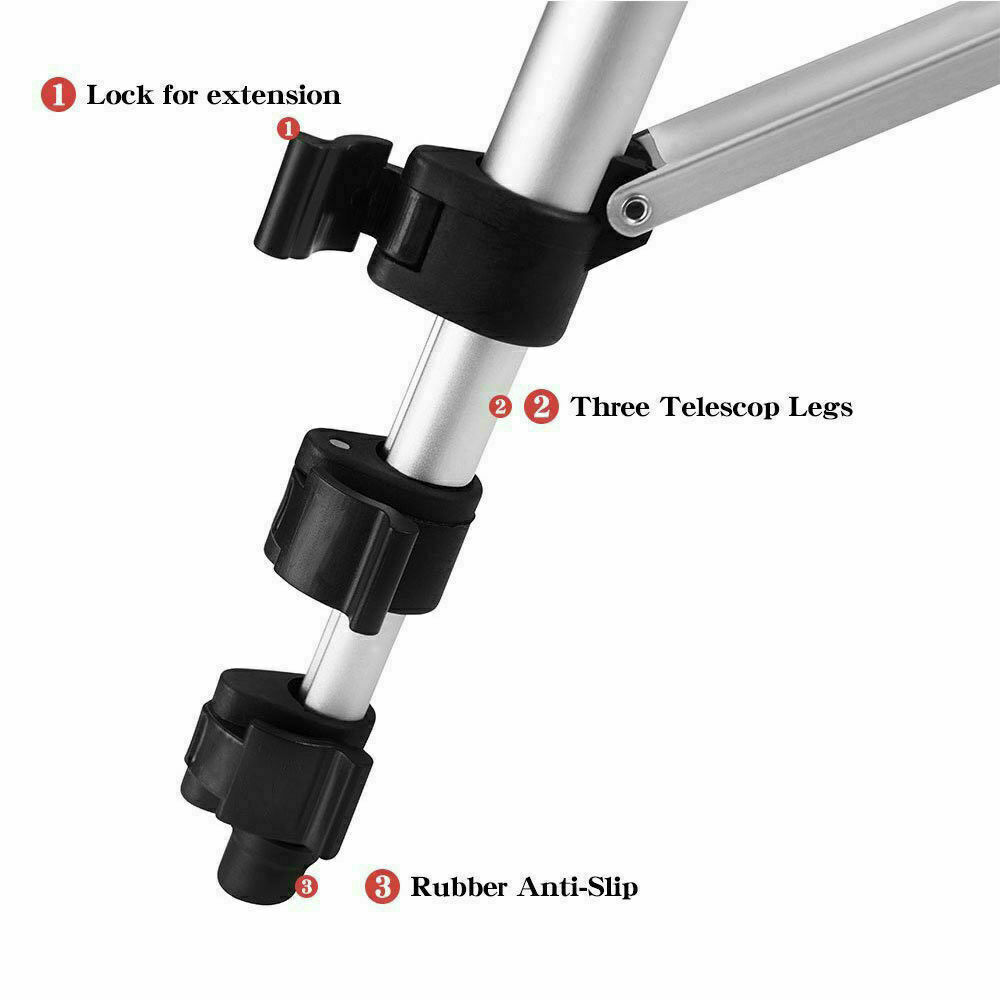 Treppiede Professionale Alluminio 117cm per Smartphone e Fotocamera