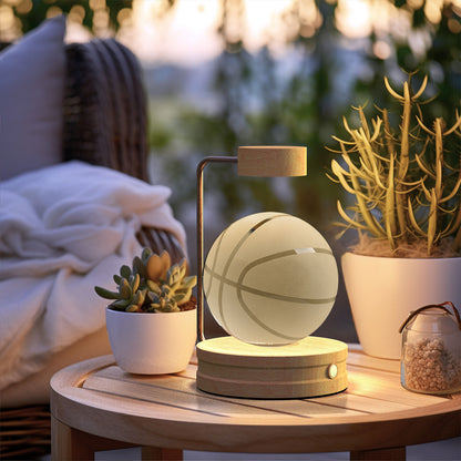 Lampada Notturna Sfera Cristallo 3D - Luce LED USB Decorativa da Comodino