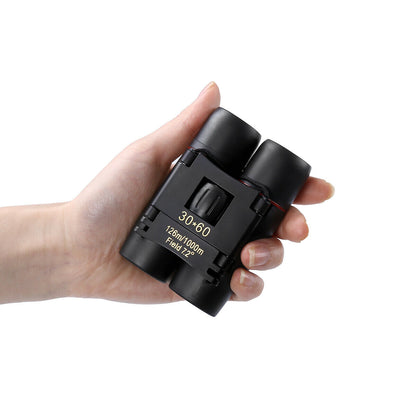 Binocolo Compatto 30x60 Professionale Pieghevole con Custodia