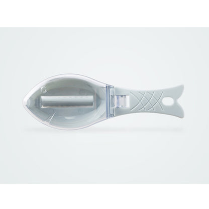 Squamapesce Professionale con Coperchio - Design a Pesce per Cucina