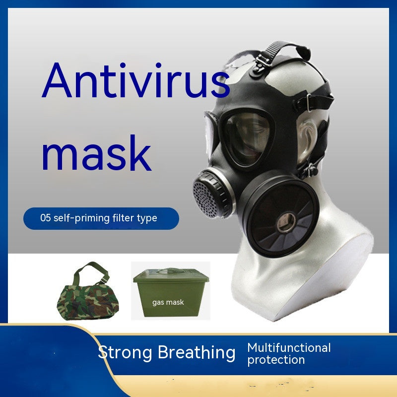 Maschera Antigas Militare FM-05 Professionale - Kit Completo con Filtro a Carbone Attivo