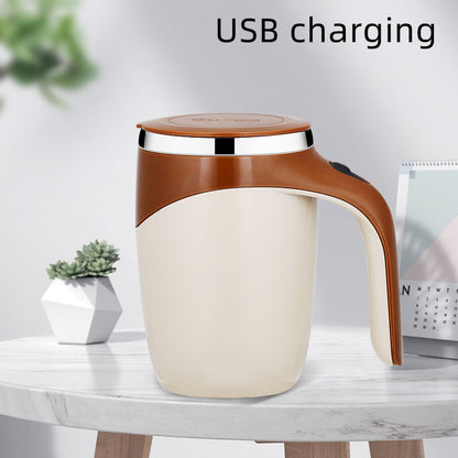 Tazza Mescolatrice Automatica Magnetica - Mug Elettrica Ricaricabile USB 400ml