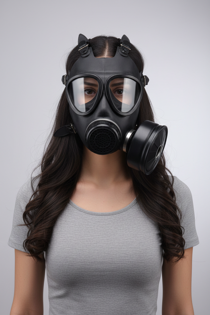 Maschera Antigas Militare FM-05 Professionale - Kit Completo con Filtro a Carbone Attivo