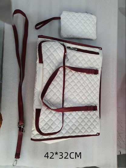 Borsa Termica Trapuntata 2-in-1 Donna con Portafoglio - Lunch Bag e Laptop Bag