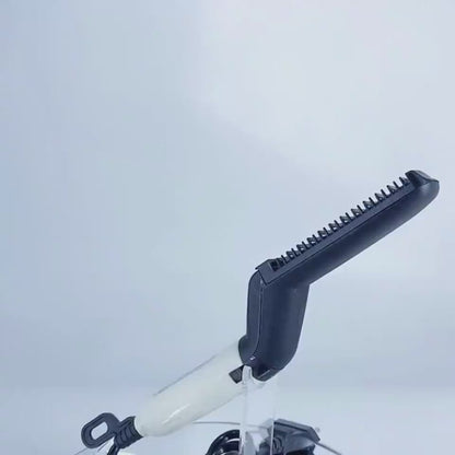 Spazzola Lisciante Elettrica Professionale per Capelli e Barba