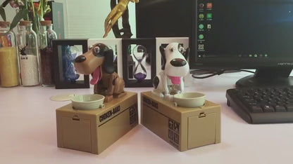 Salvadanaio Cane Robotico Mangia Monete - Giocattolo Educativo